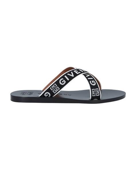 givenchy criss cross logo flat sandals|Givenchy sandals sale.